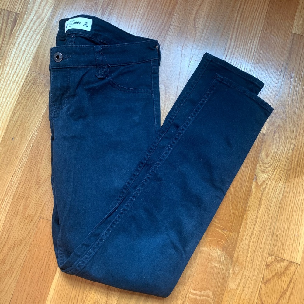 abercrombie kids Girls Navy Blue Pants